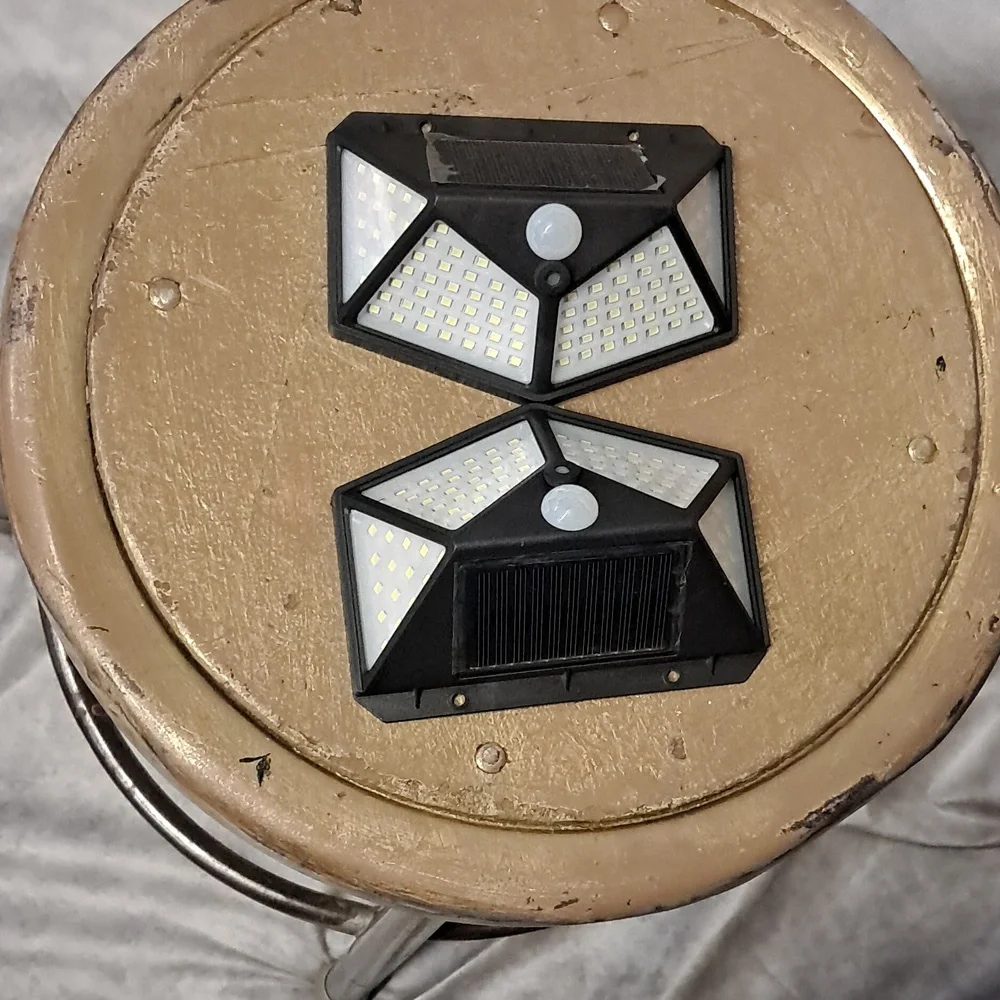 NWT Smart Solar Prism Security Motion Activated Flood Light 2-Pack